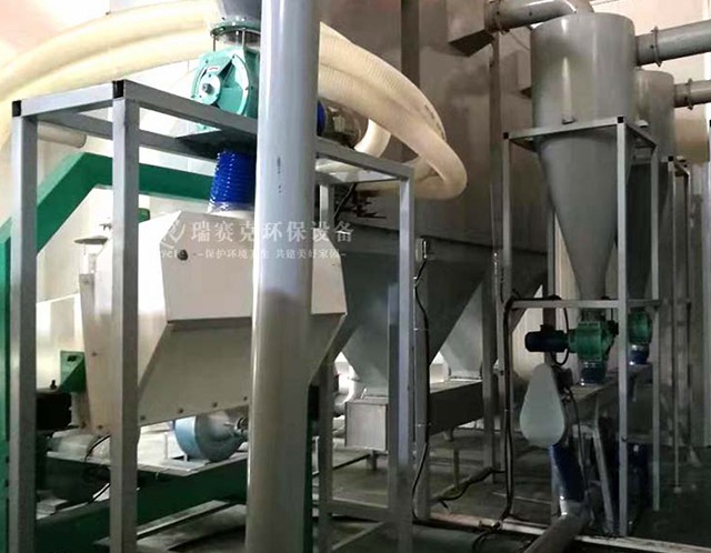 鋰電池回收設(shè)備做正負(fù)極材料的黑粉篩分工序完整機型